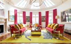 Diane Von Furstenberg Double Climbing Leopard Rug 13'W x 13'L