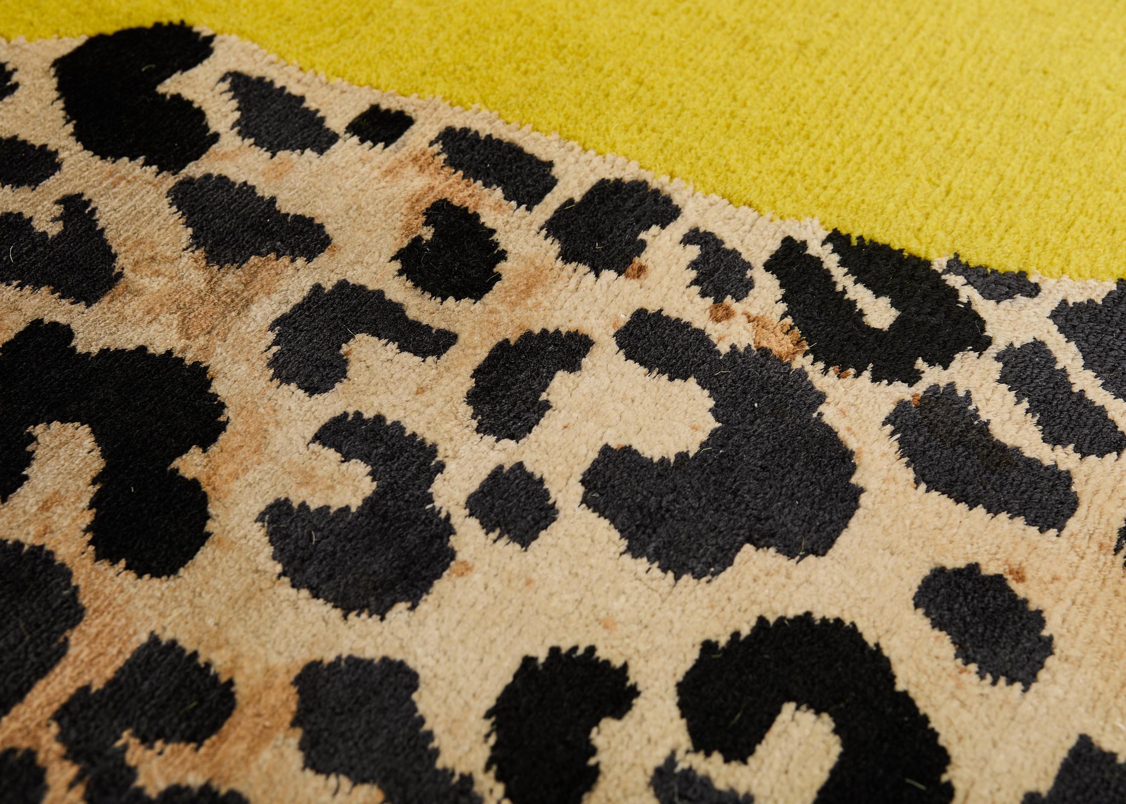 Diane Von Furstenberg Double Climbing Leopard-Teppich 13'W x 13'L im Angebot 12