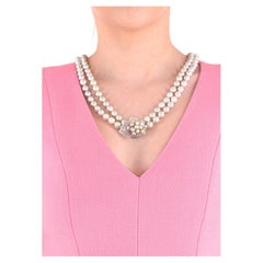 Bespoke Double-Strand Cultured Akoya Pearl Necklace