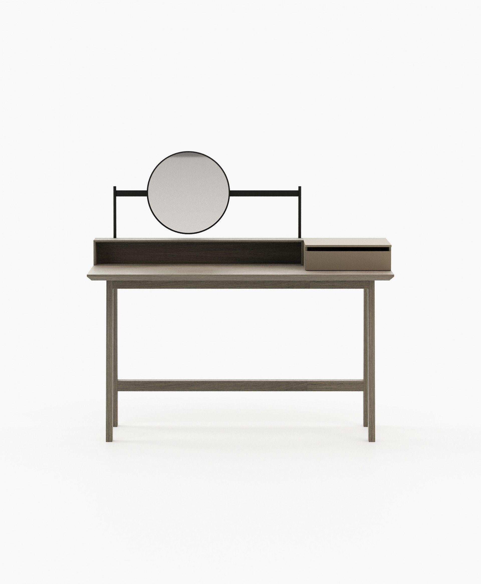 Notre coiffeuse est un meuble contemporain qui incarne un design minimaliste et une polyvalence exceptionnelle. Avec ses lignes pures et sa finition élégante, cette coiffeuse s'intègre parfaitement à tout décor moderne. Il est hautement