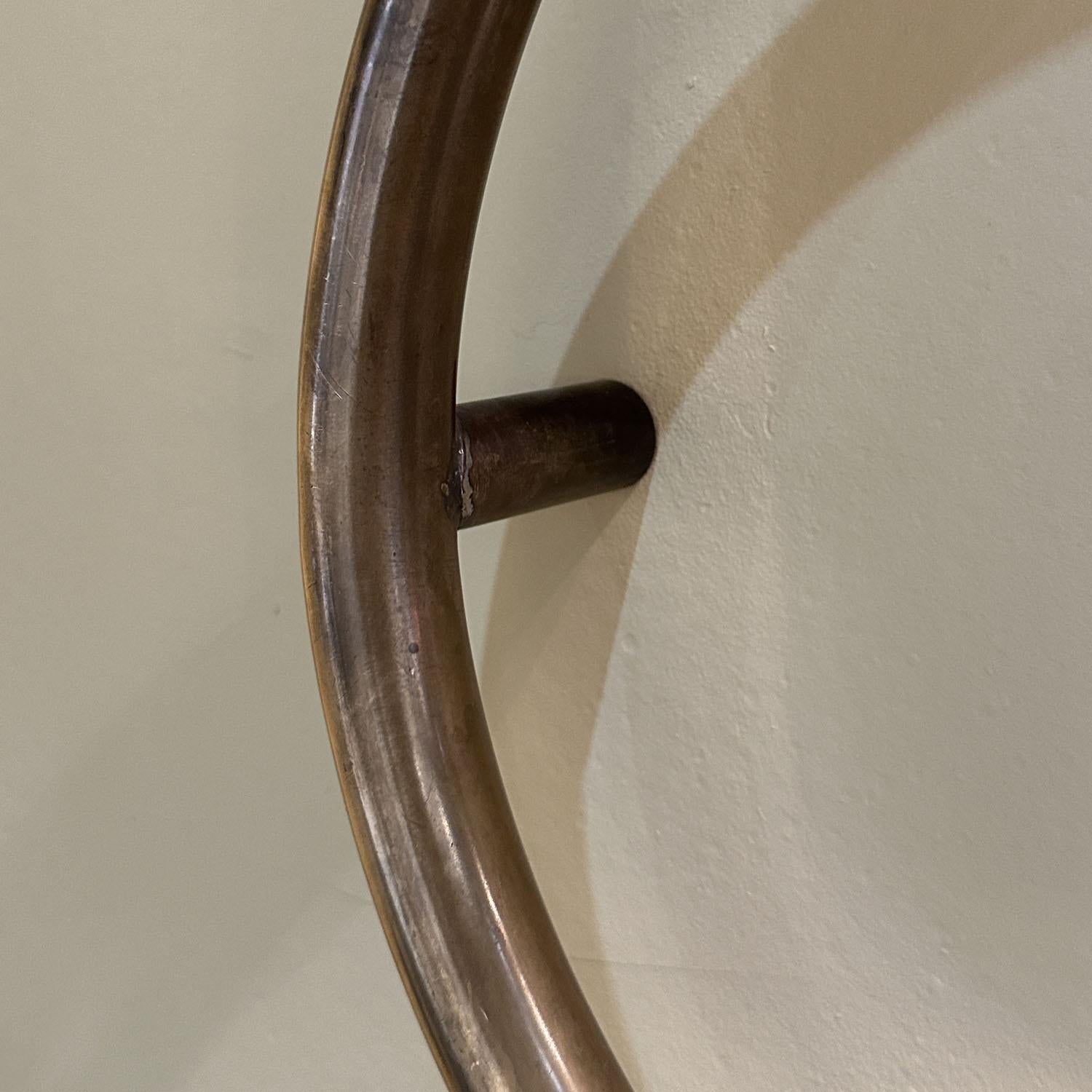 Bespoke Elongated Tubular Push & Pull Brass 1960s Double Door Handles For Sale 3