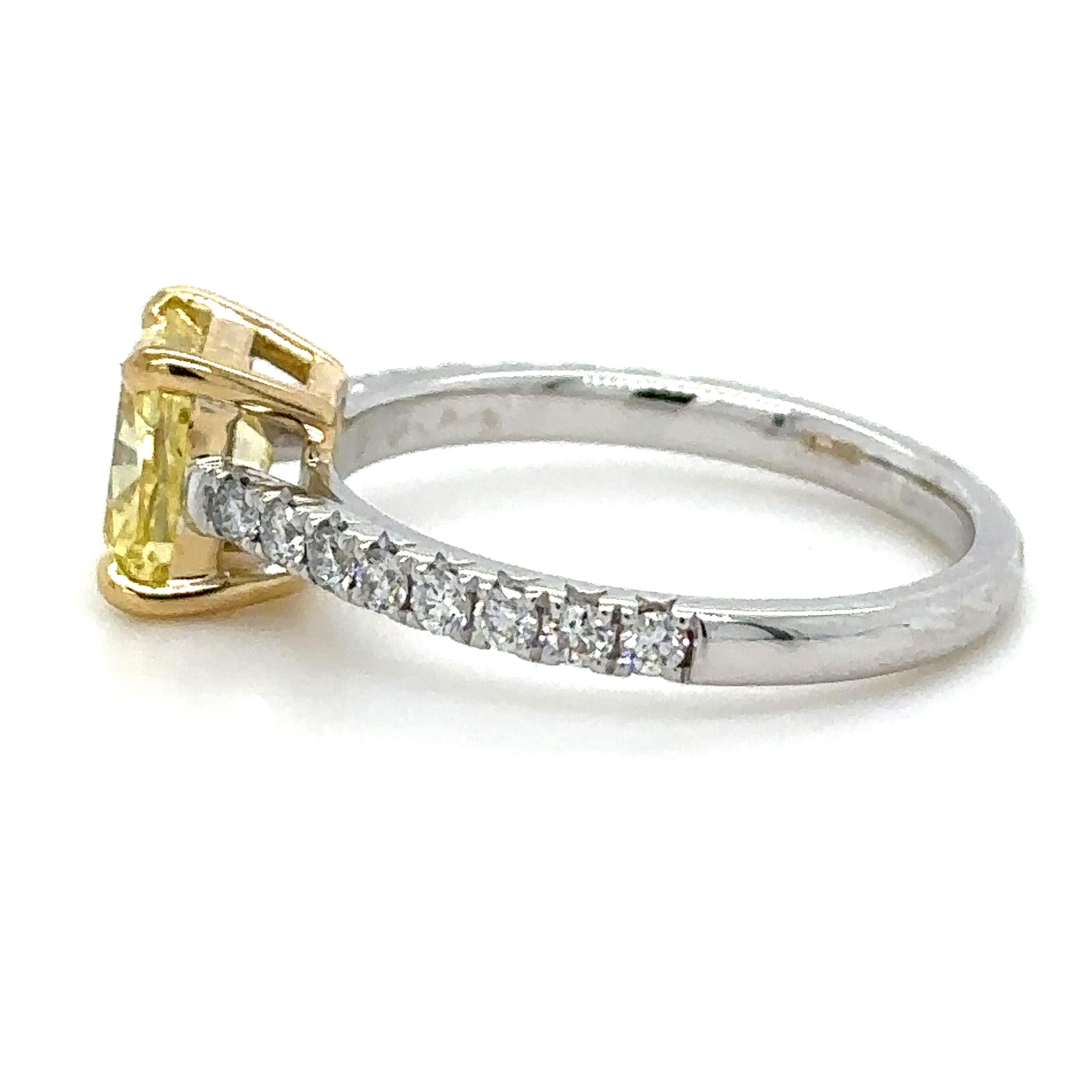 Bague de fiançailles sur mesure avec diamant Tiffany & Co 1,63 carat en vente 1