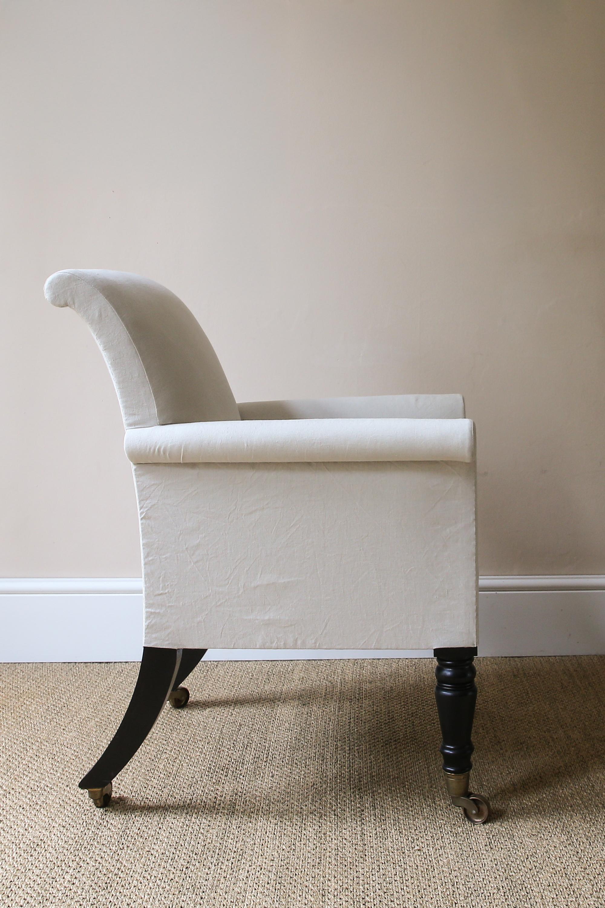 Bespoke English Library Armchair en venta 3