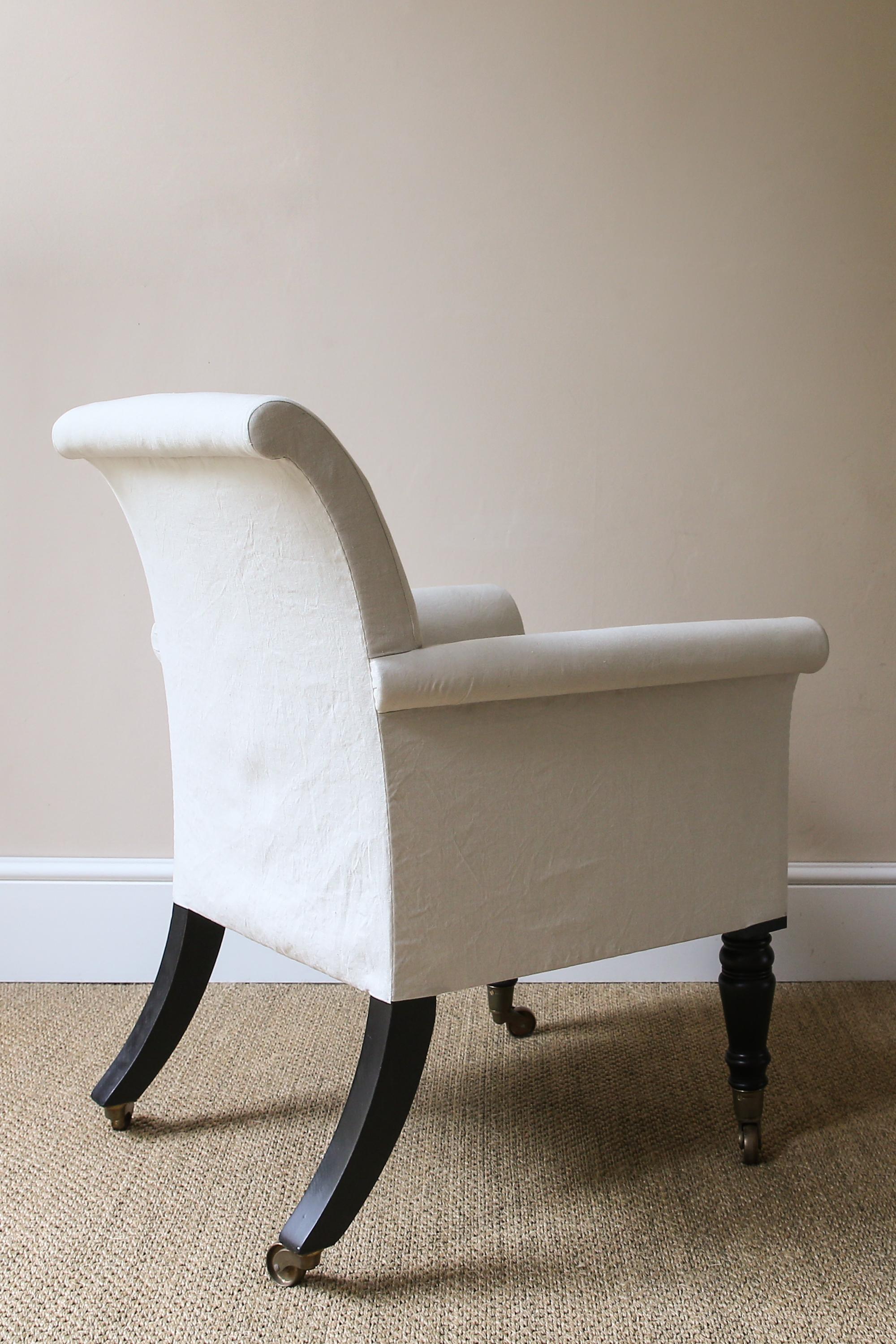 Bespoke English Library Armchair en venta 4