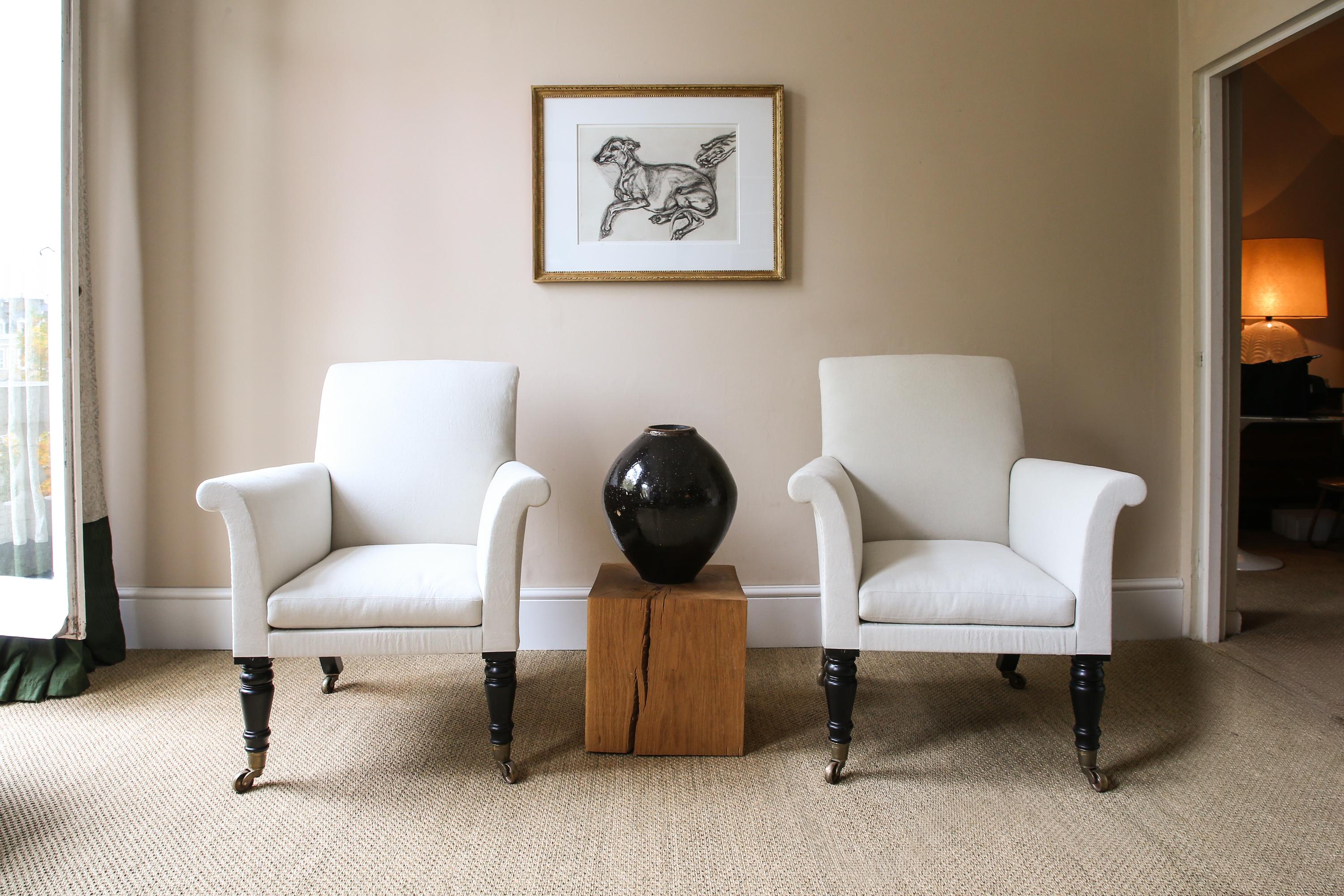 Bespoke English Library Armchair en venta 5