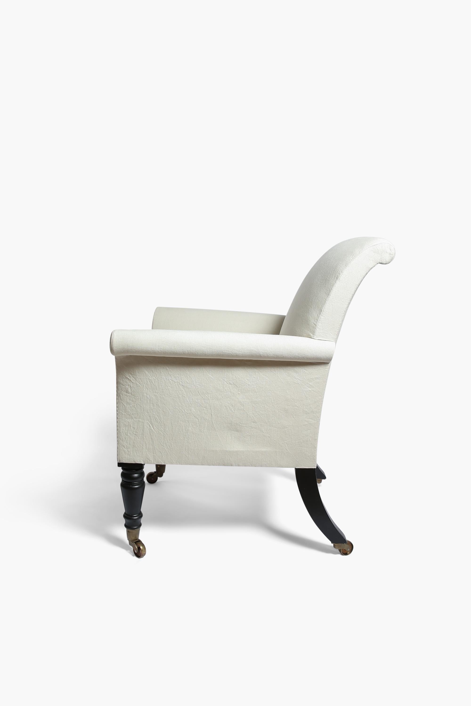 Bespoke English Library Armchair en Nuevo estado para la venta en London, GB