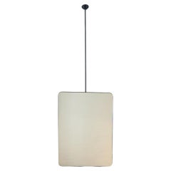 Miroir rectangulaire suspendu au plafond de Cheyenne Quadris pour entrée sur mesure