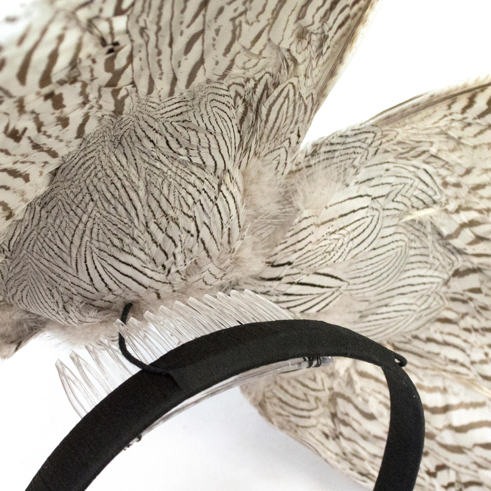 Bespoke Feather Angel Wings Fascinator 1