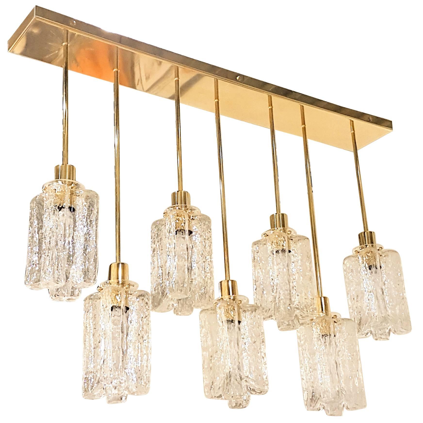 Italian Murano Glass And Brass Flush Mount In The Style Of Italian Murano Glass And Brass Flush Mount In The Style Of Arredoluce For At 1stdibs