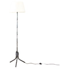 Bespoke Forged steel faux Bamboo floor lamp - By TallBoy