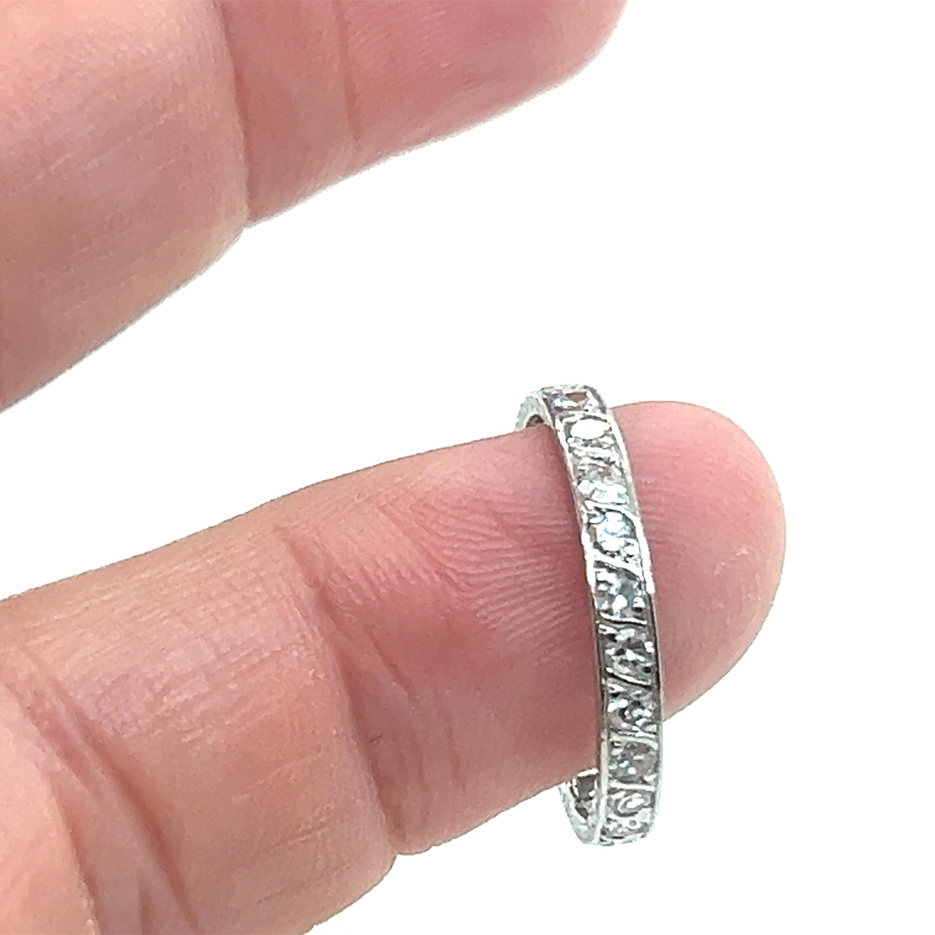 Bespoke Full Circle Diamond Wedding Ring 0.88ct For Sale 2