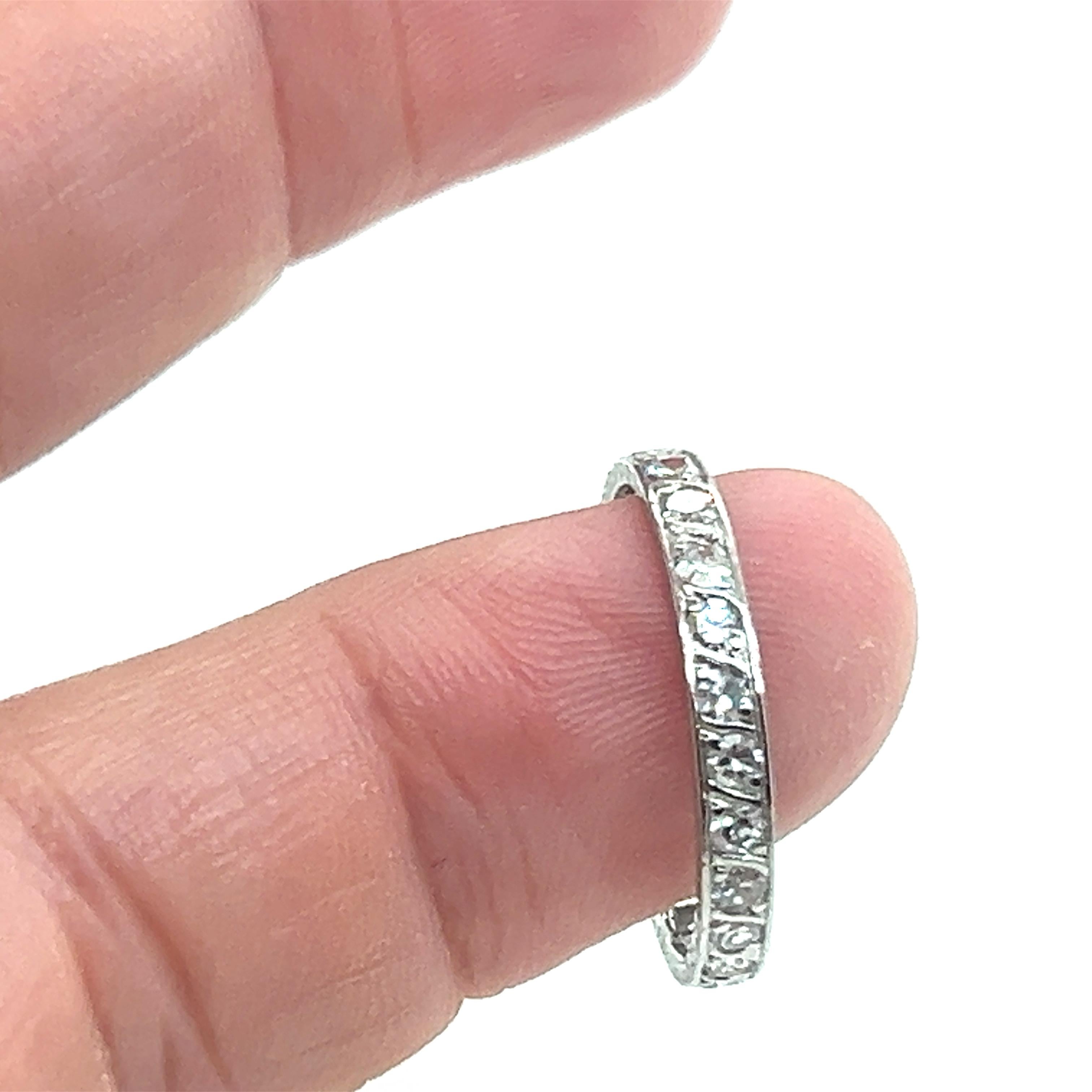 Bespoke Full Circle Diamond Wedding Ring 0.88ct 2
