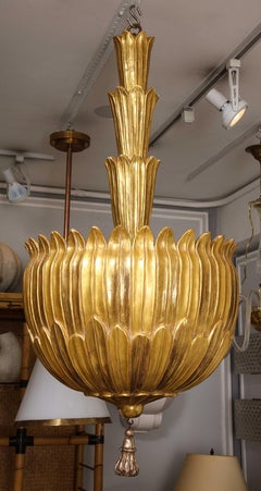 Bespoke Giltwood Hand-Carved Fixture