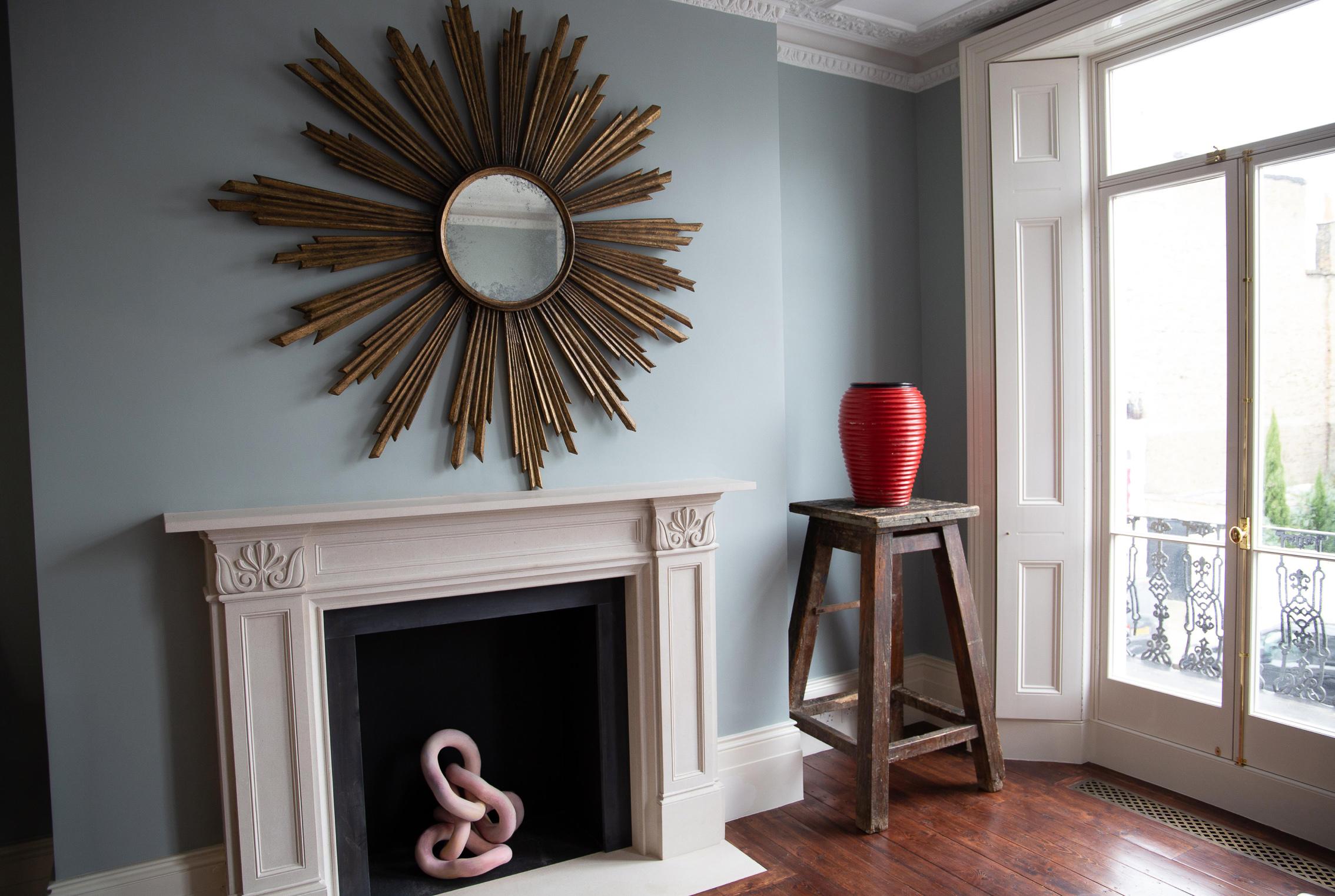 Gilt Bespoke Grand Scale Starburst Mirror - hand crafted and customised to your size For Sale