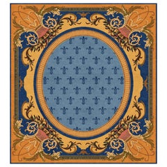 Handgeknüpfter Teppich im neoklassischen spanischen Design, maßgeschneidert