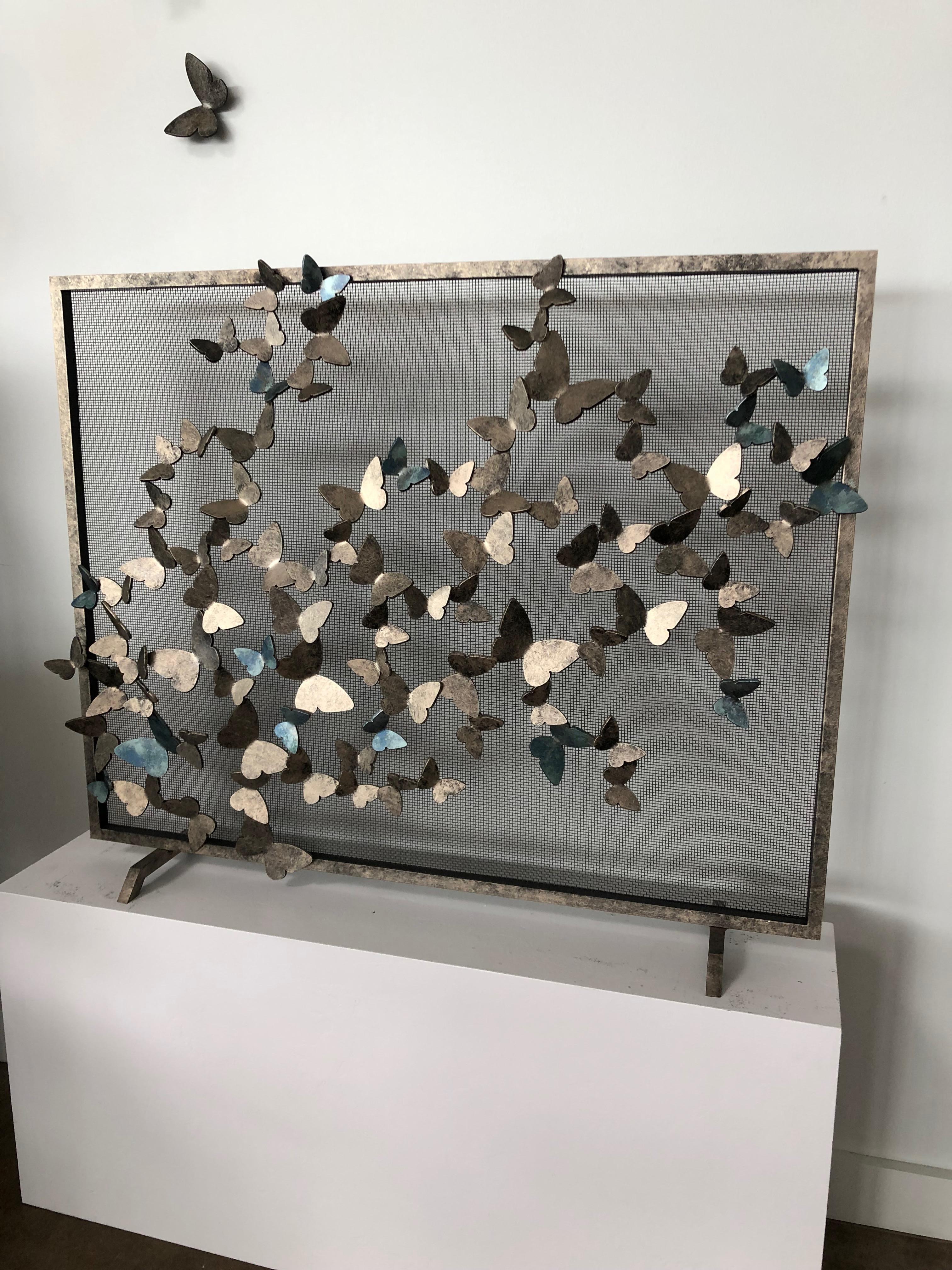 spark guard fireplace screen