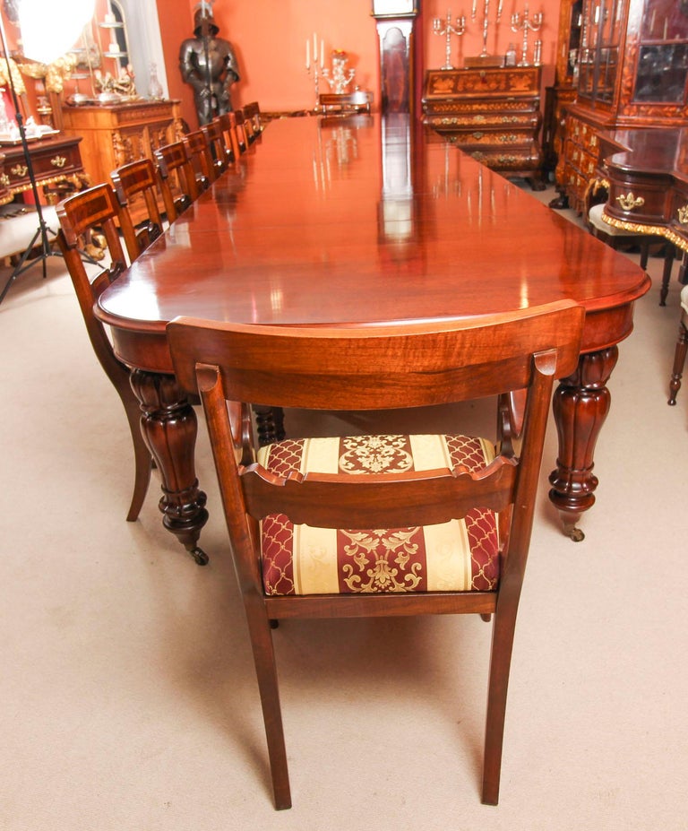 Bespoke Huge Handmade Dining Table and 20 Chairs, 21st Century For Sale