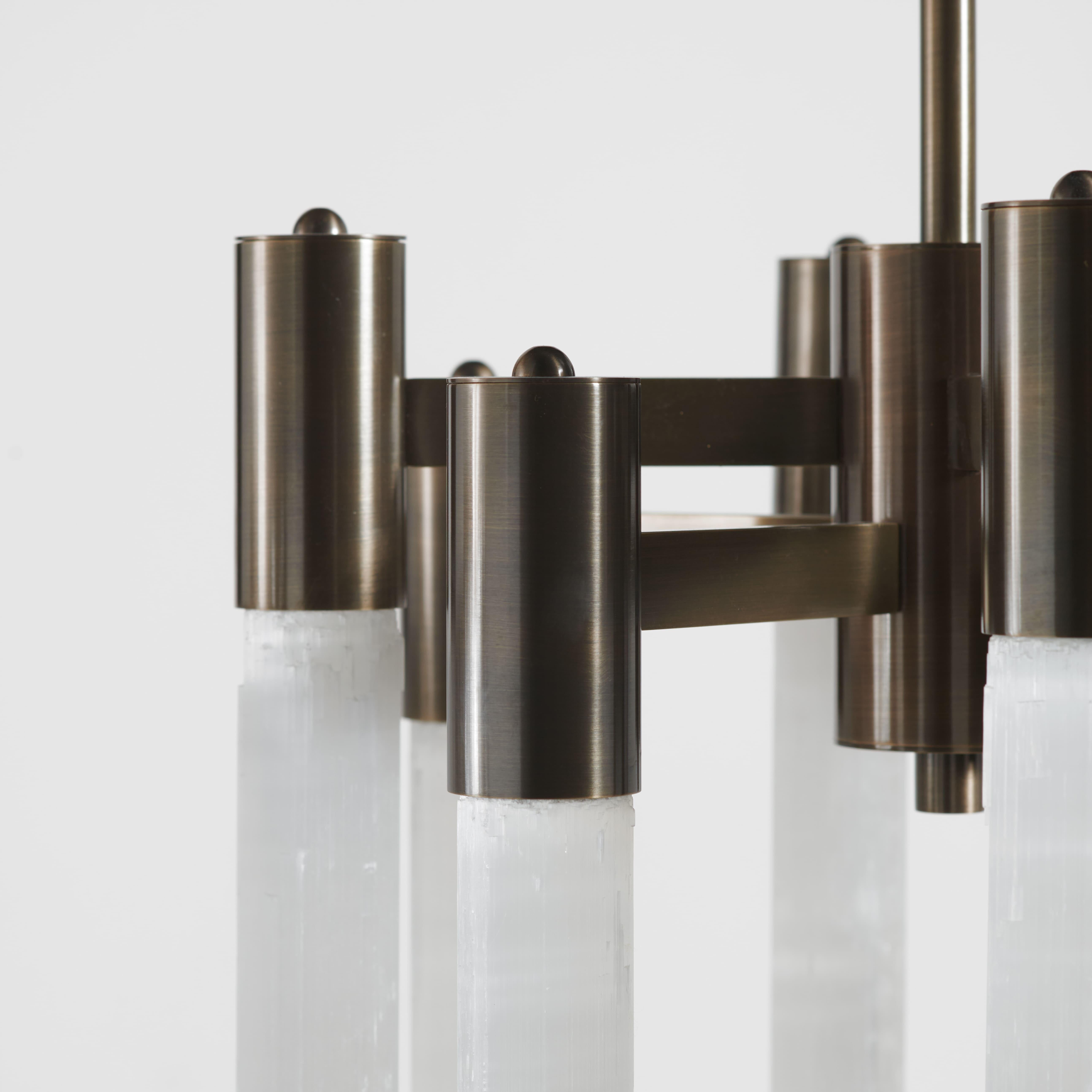 Mid-Century Modern Lustre italien sur mesure 