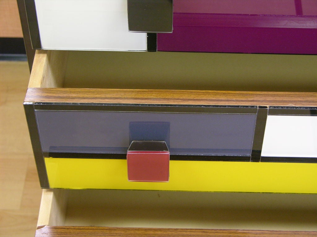 multi coloured sideboard