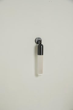 Bespoke Italian "Selene" wall sconce - bronze and Selenite
