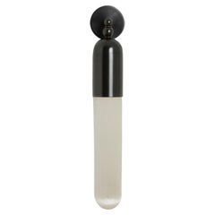 Bespoke Italian "Selene" wall sconce - bronze and Selenite