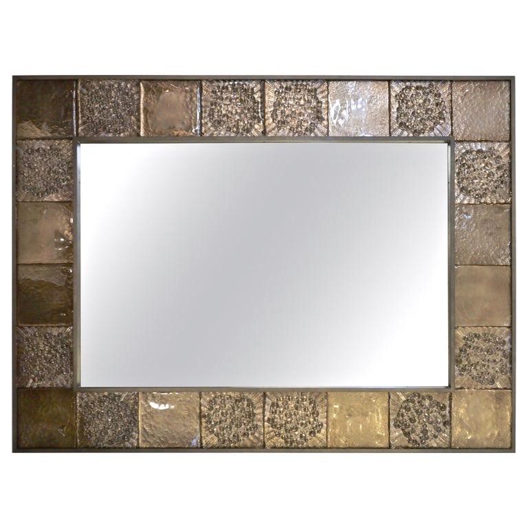 smoked mirror tile
