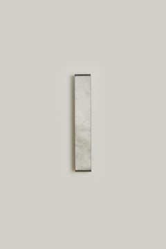 Bespoke Italian "Tech Midi" wall sconce, in bronze and alabaster