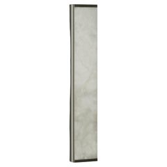 Bespoke Italian "Tech Media" wall sconce, in bronze and alabaster