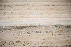 Bespoke Italian Travertine Oval Dining Table