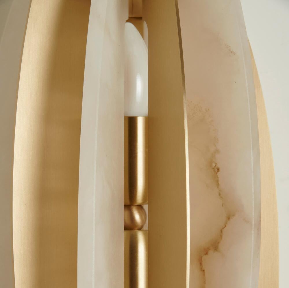 Mid-Century moderno Bespoke Italian wall sconce 