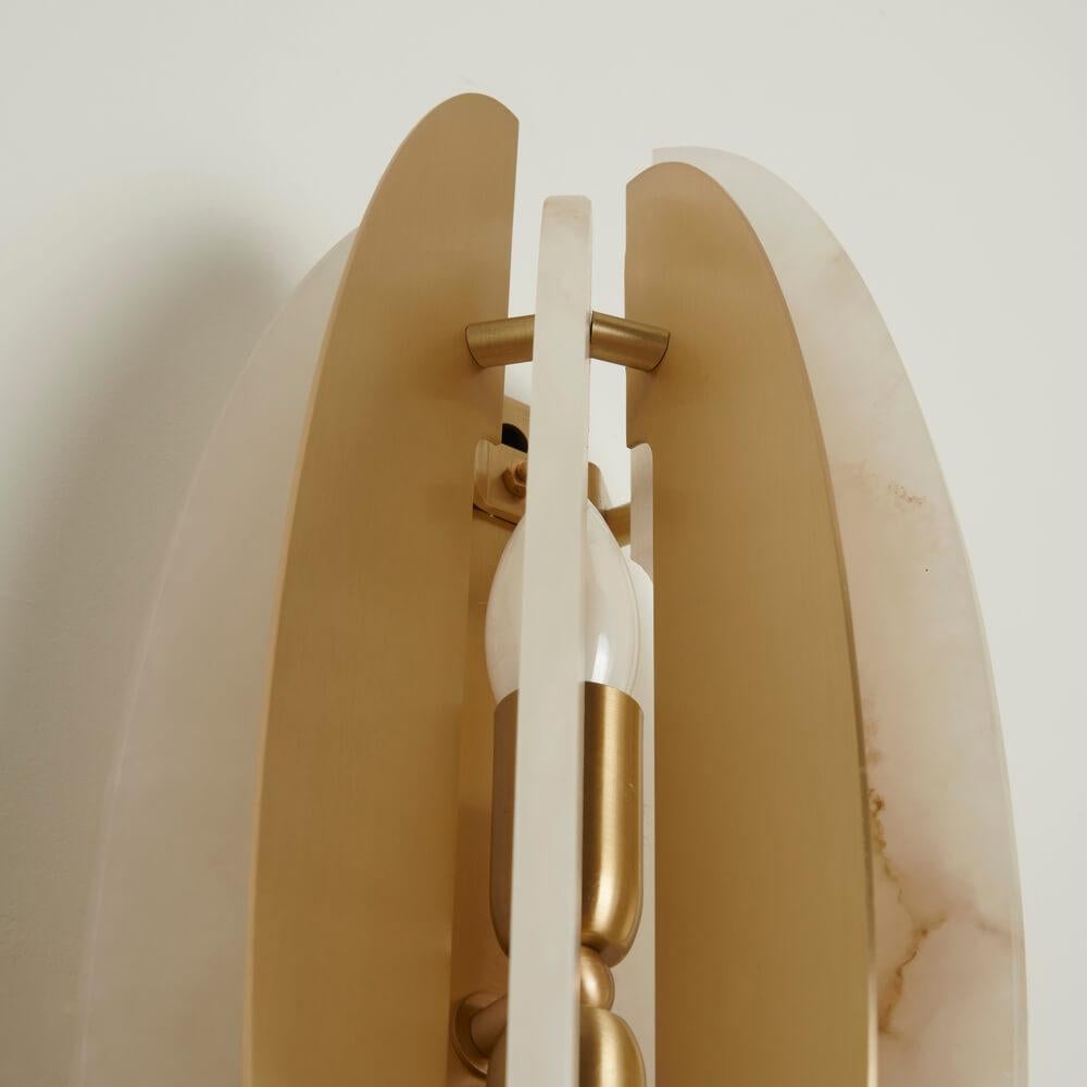 Galvanizzato Bespoke Italian wall sconce 
