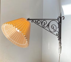 Bespoke Italian Wall Sconce in Hand-Welded Wrought Iron