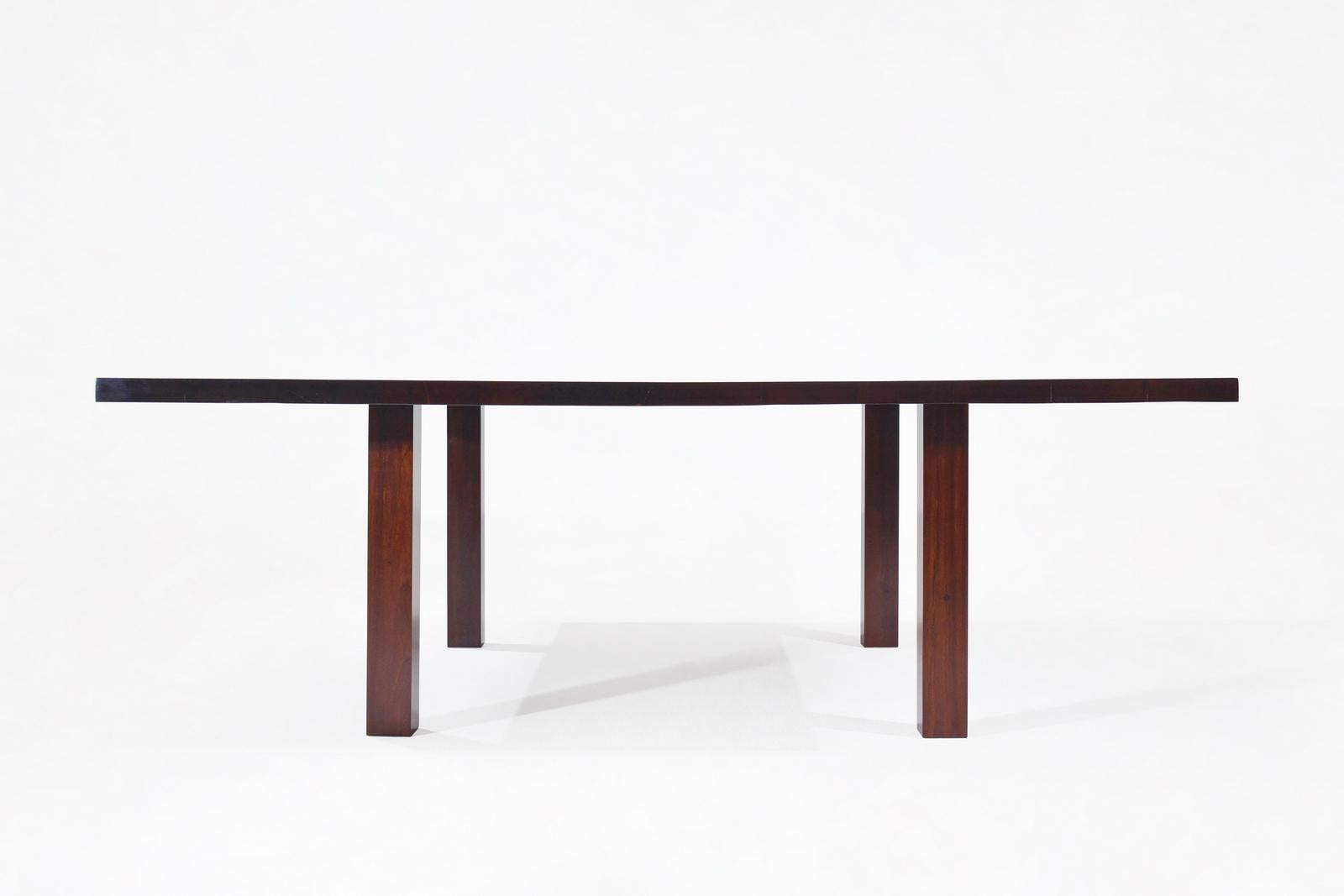 Minimalist Bespoke Library / Working Table Reclaimed Hardwood, by P. Tendercool For Sale