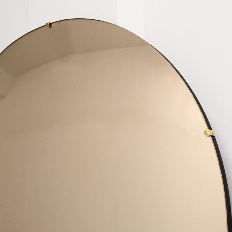 Mirror Bespoke Listing for Meredith Orbis Convex Bronze Tinted Frameless (914mm)