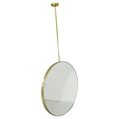 Bespoke listing for Nina Orbis Suspended Mirror Brushed Brass Frame Arm 40"