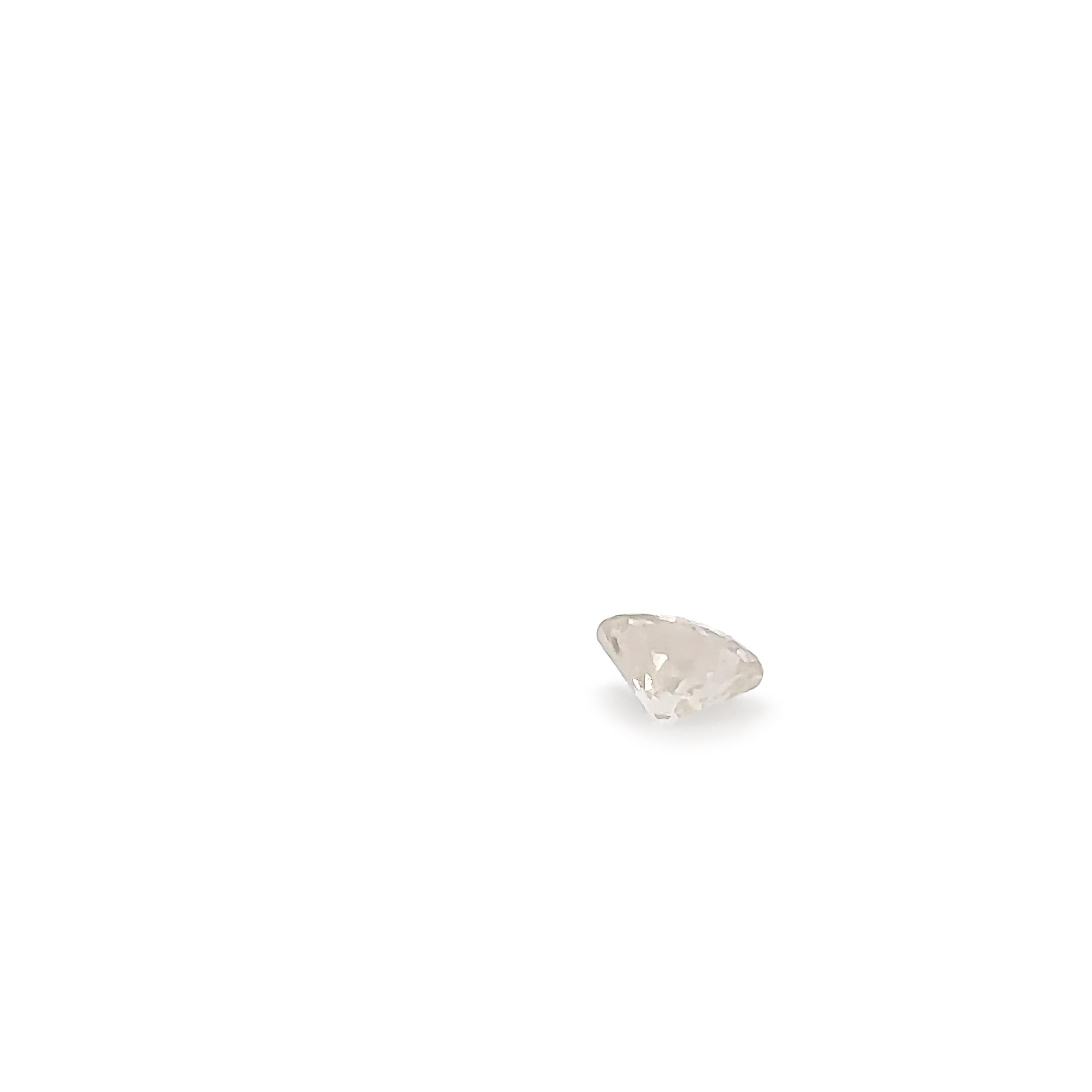 Diamante natural suelto talla brillante redondo 0,56ct en Excelente estado para la venta en SYDNEY, NSW