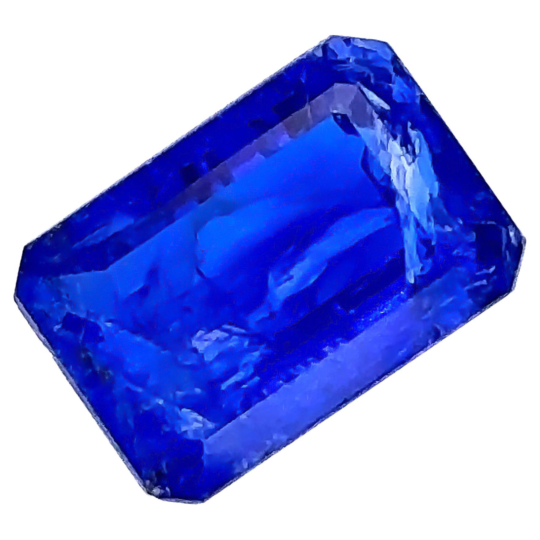 Bespoke Loose Natural Tanzanite 7.68ct