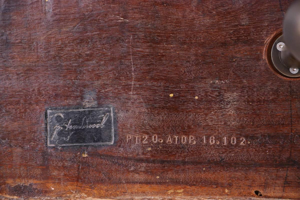 Bespoke Low Table, Single Slab of Antique Hardwood, by P. Tendercool, in Stock 5