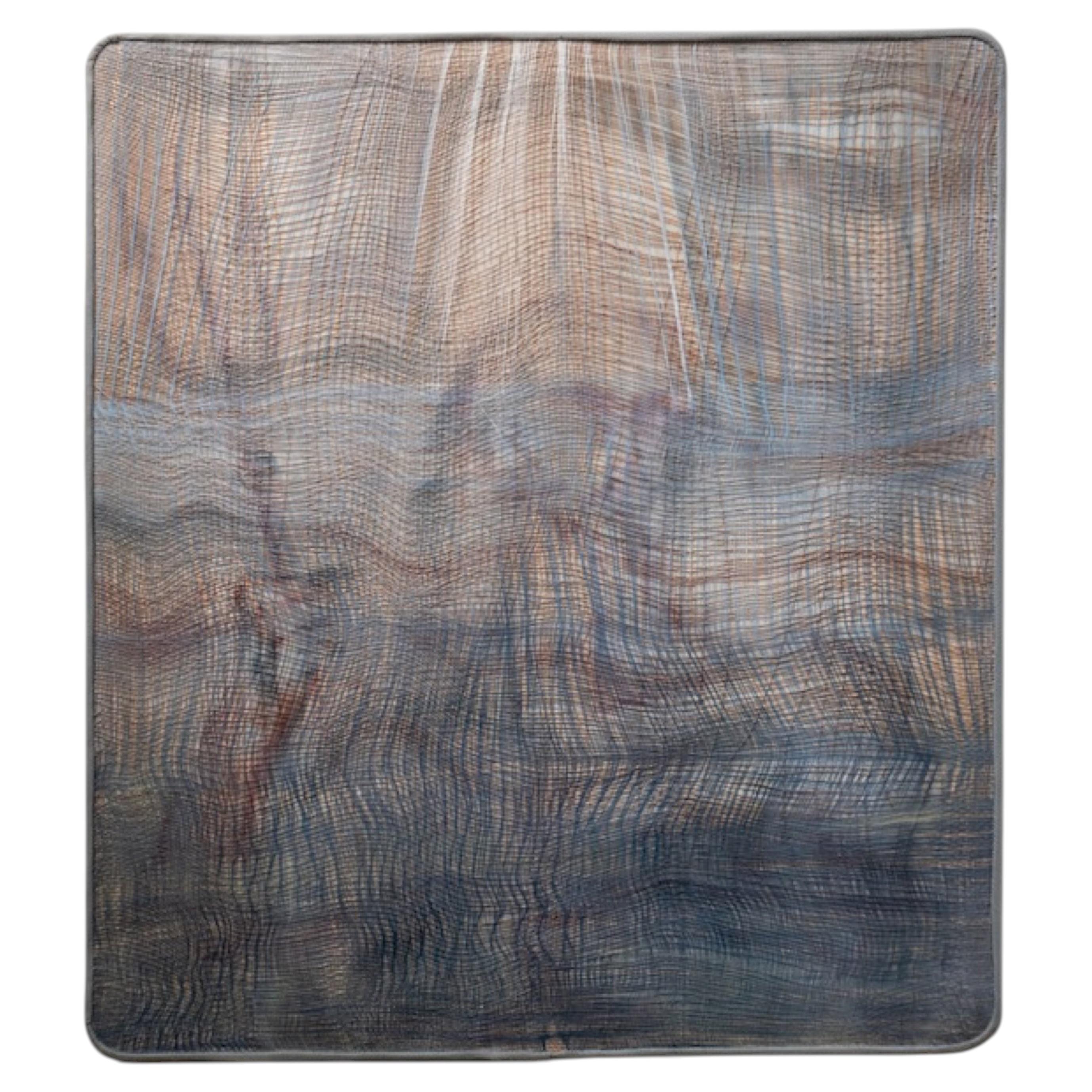 Bespoke Marine 'Natural Backdrops’ Tapestry Painting on Jute and Linen For Sale