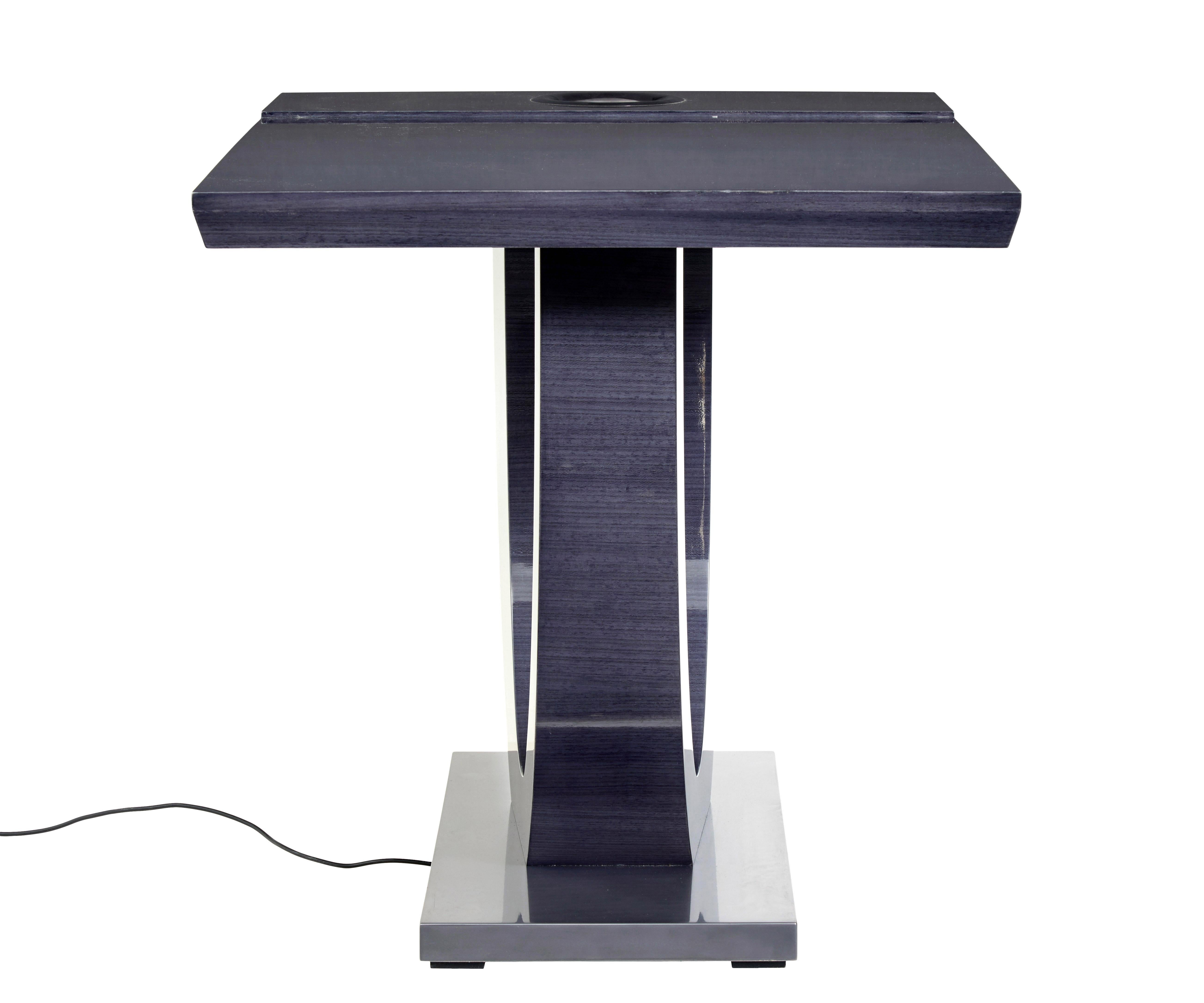 Moderne Table de bar kaelo moderne sur mesure en sycomore gris en vente