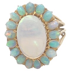 Used Bespoke Opal Cluster Ring 2.00ct