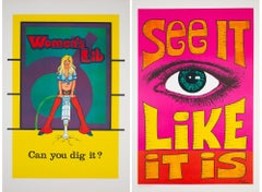 Vintage Bespoke Order Protest Posters