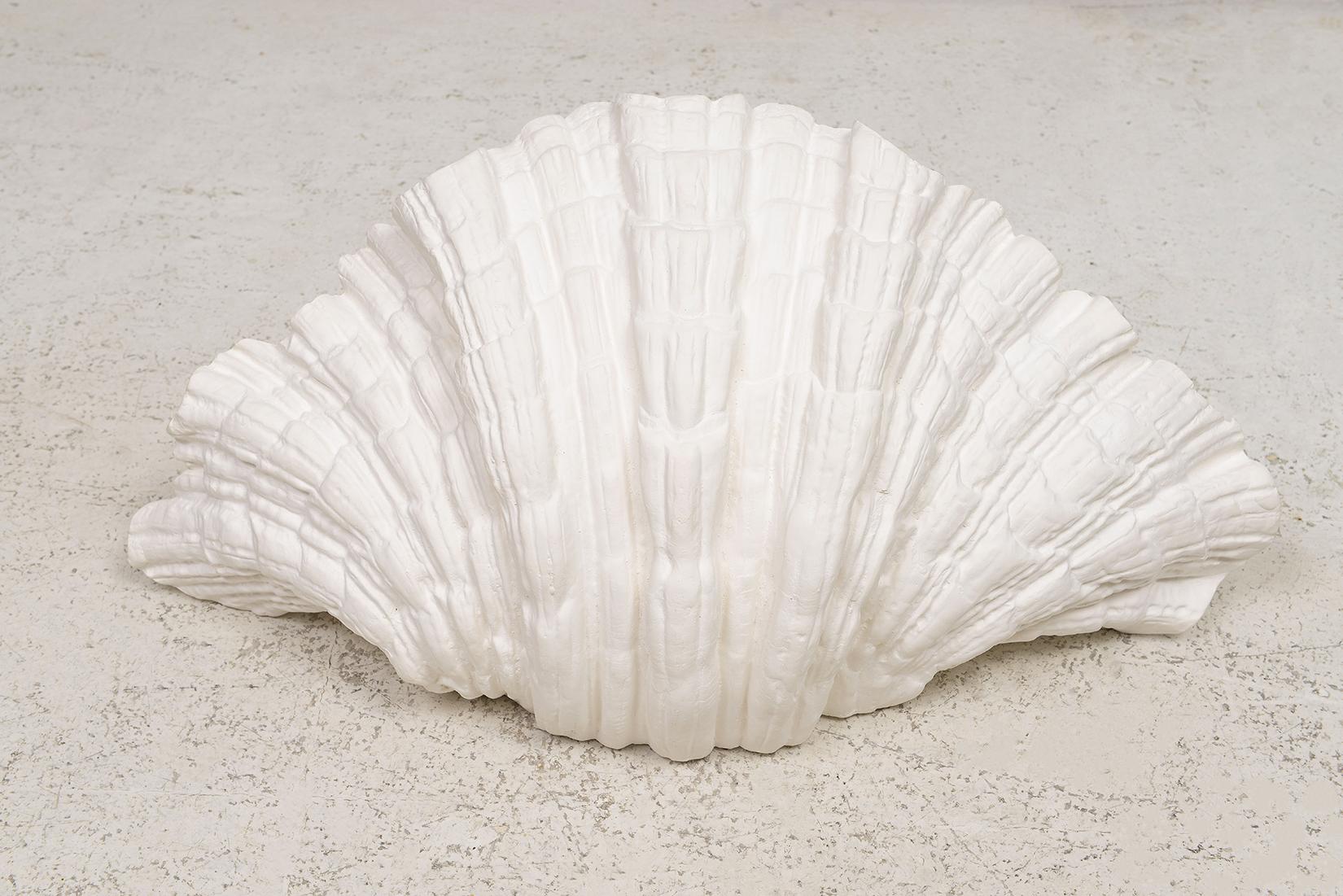 Bespoke Pair of Coquillage Plaster Sconces For Sale 1