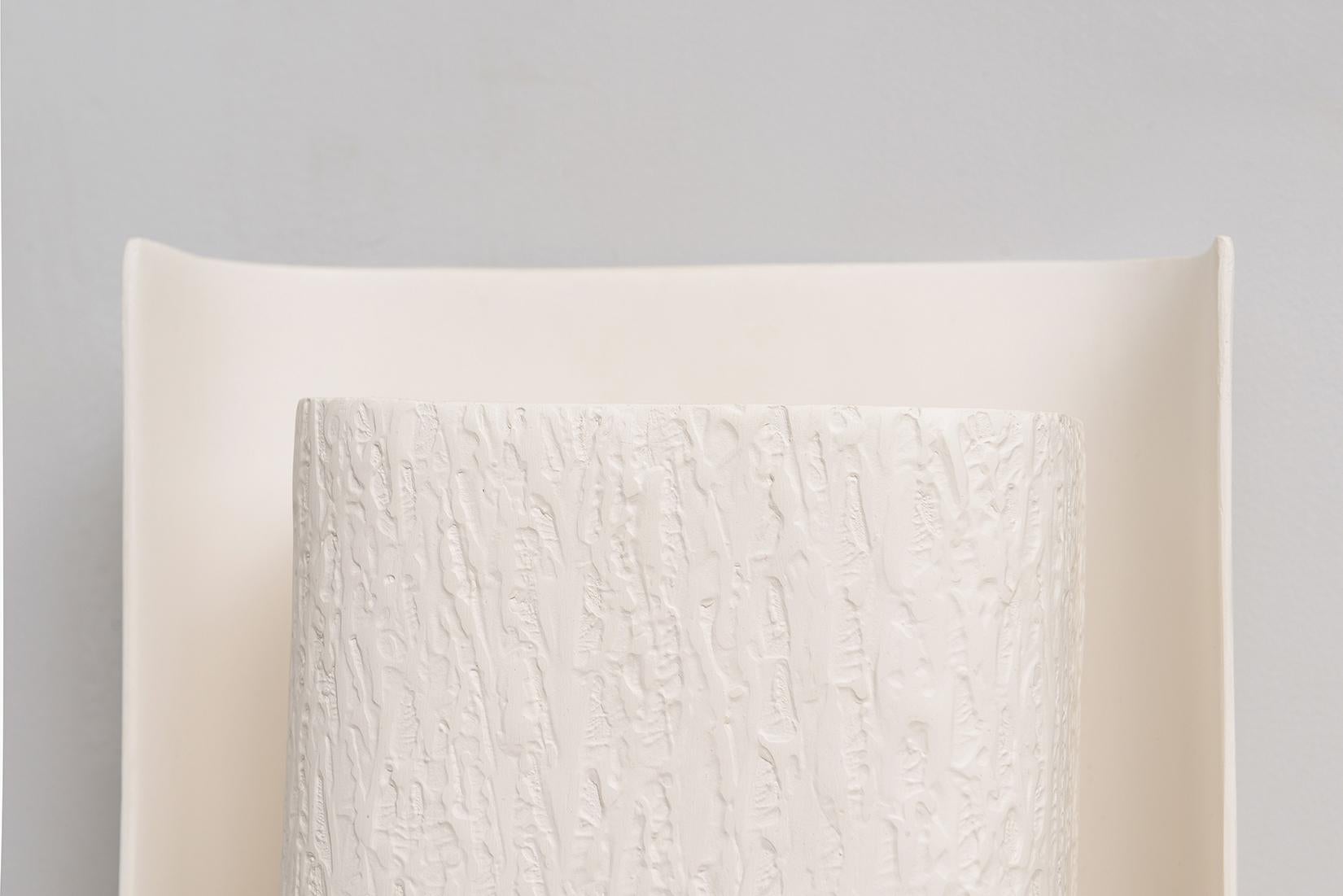 Bespoke Pair of Plaster Sconces For Sale 4