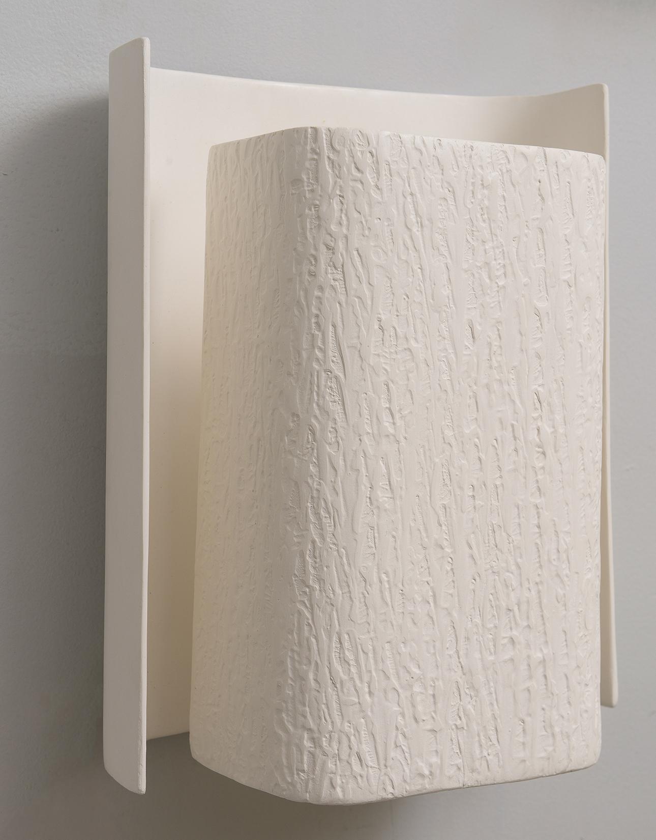 Bespoke Pair of Plaster Sconces For Sale 7