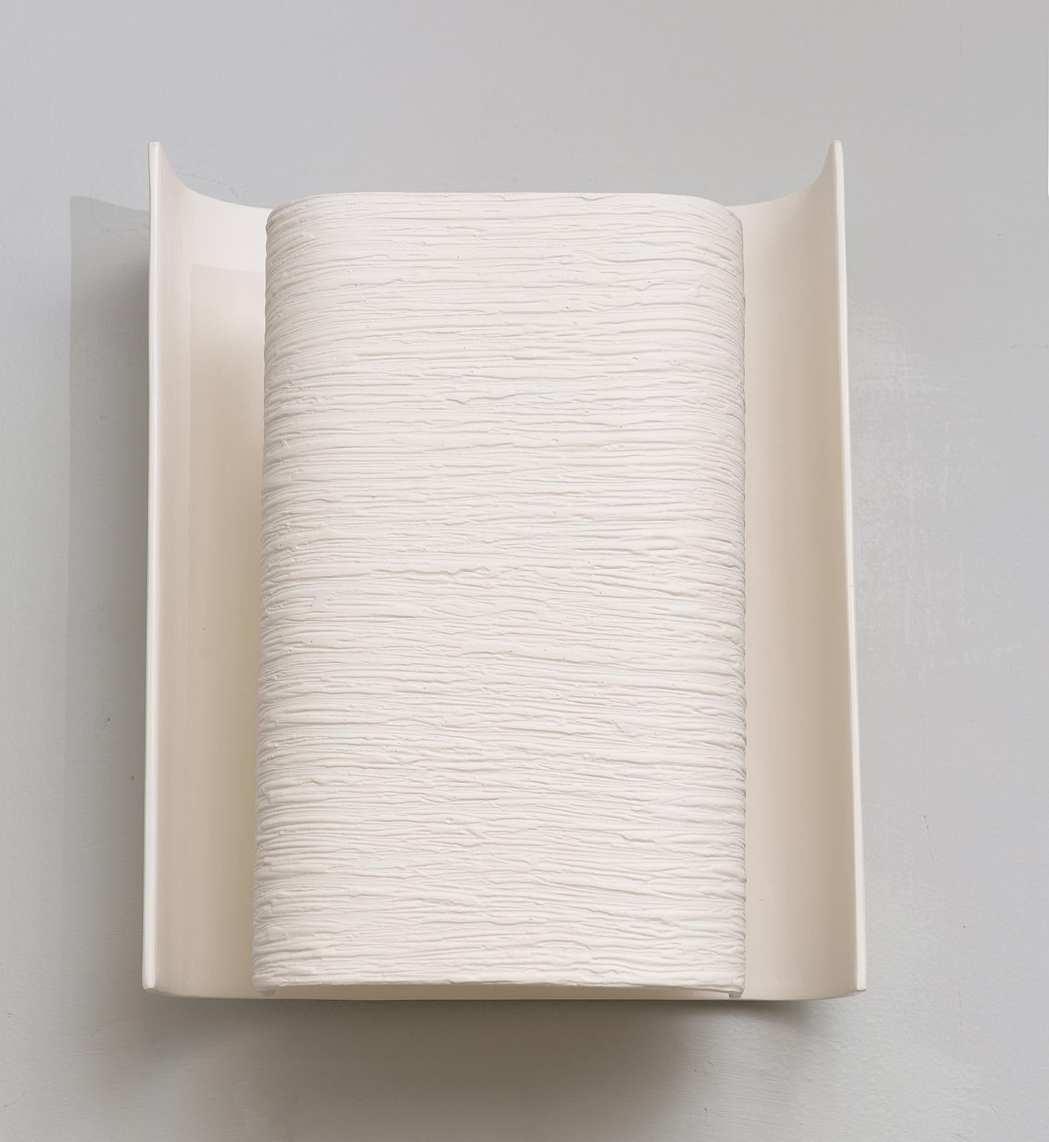 Contemporary Bespoke Pair of Plaster Sconces For Sale