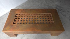 Bespoke Patinated Copper Coffee Table