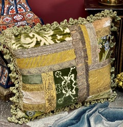 Coussin sur mesure Luigi Bevilacqua Soprarizzo velours de soie.