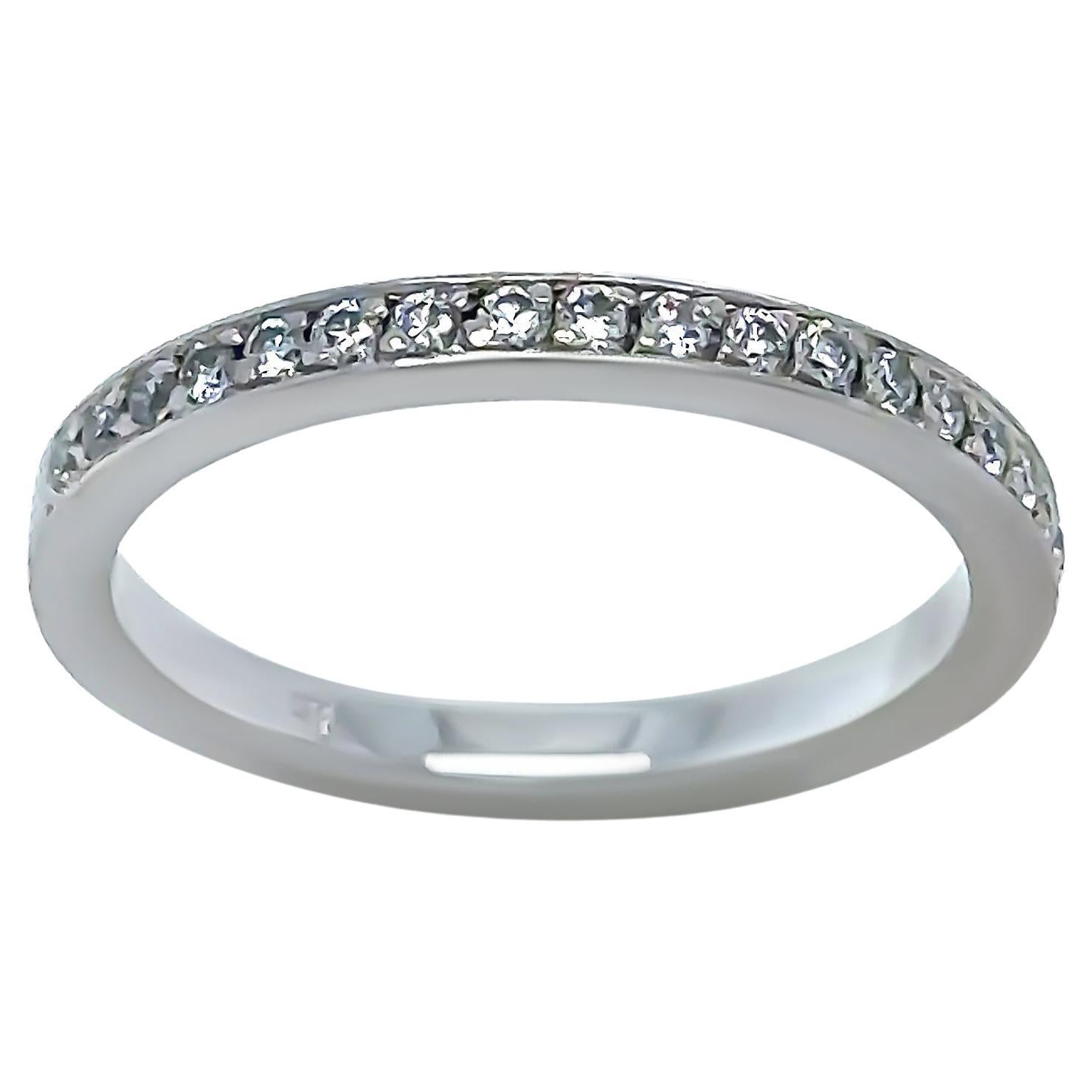 Bespoke Platinum Eternity Wedding Ring 0.20ct