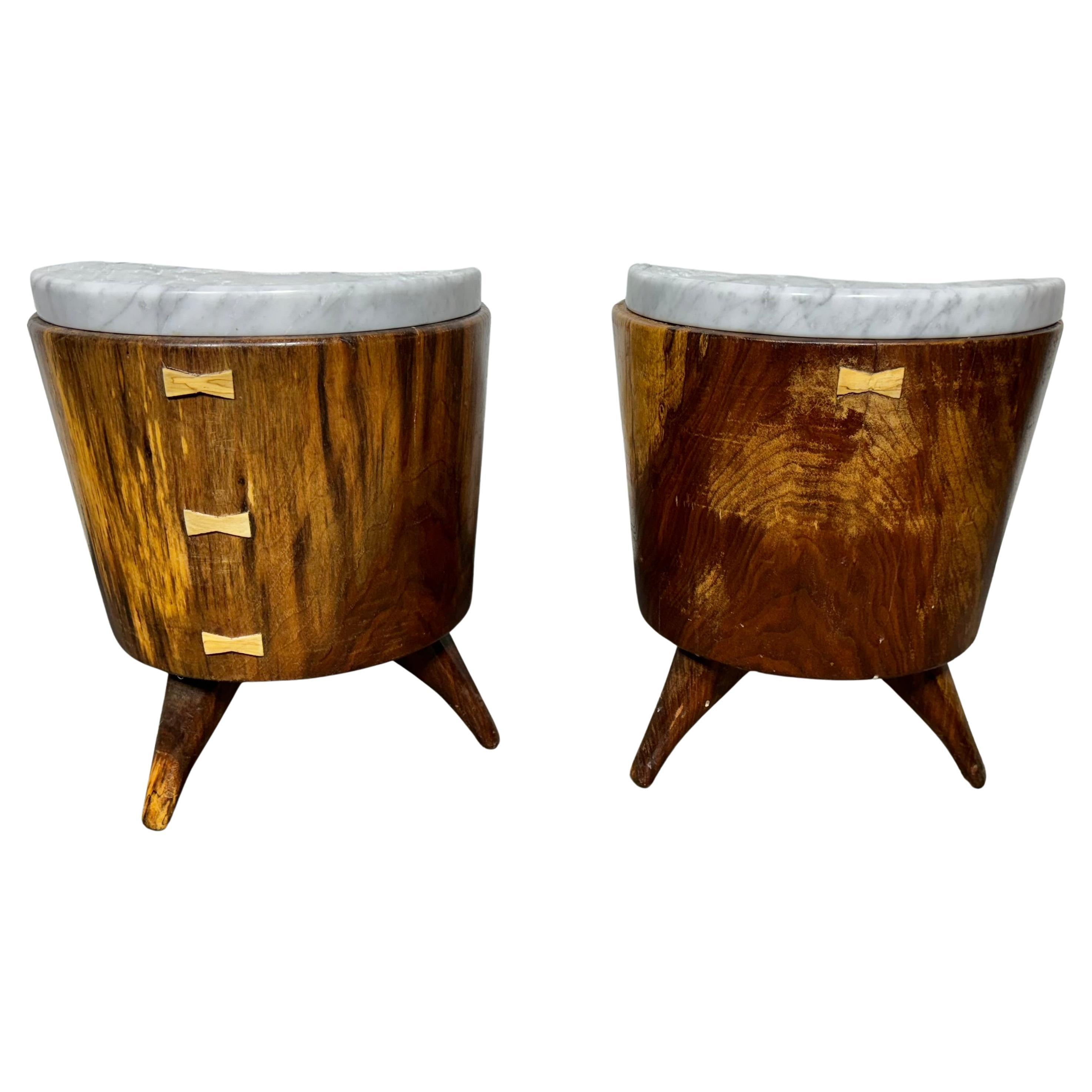 BONGO post-moderne sur mesure en bois et en marbre  Tableaux,  Conçu par Chris Maher en vente